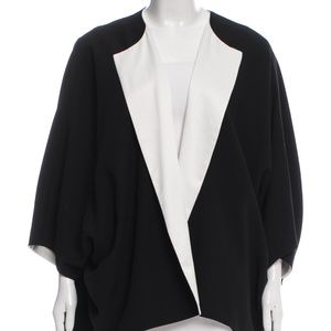YSL Black & White Cape 6